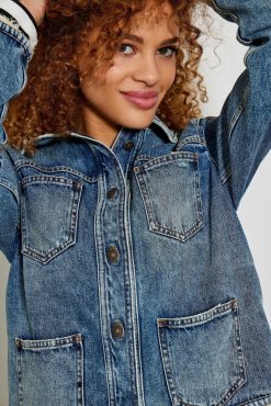 Five Jeans Veste Vasera Bleu Moyen Best