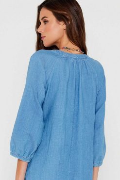 Five Jeans Robe Riselene Bleu Best