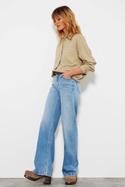 Five Jeans 702 Leslie Jean Large Bleu Clair Hot