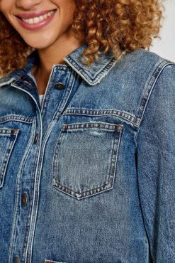 Five Jeans Veste Vasera Bleu Moyen Best