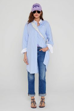 Five Jeans Robe Morgane Bleu New