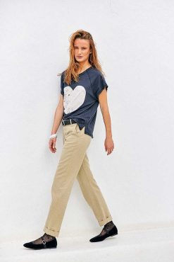 Five Jeans Tee-Shirt Coeur New