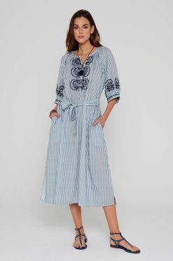 Five Jeans Robe Remus Bleu Wholesale