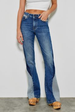 Five Jeans 331 Monica - Jean Evase Bleu Moyen Online