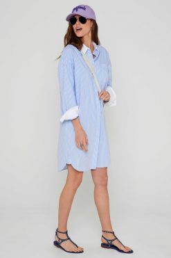 Five Jeans Robe Morgane Bleu New