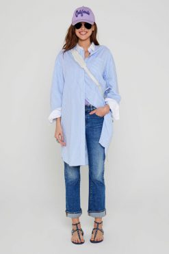 Five Jeans Robe Morgane Bleu New