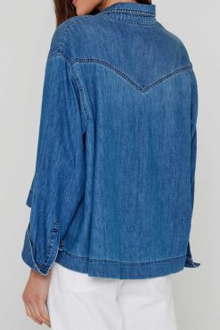 Five Jeans Chemise Clarence Bleu Moyen Online