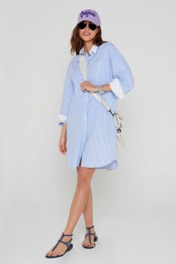 Five Jeans Robe Morgane Bleu New