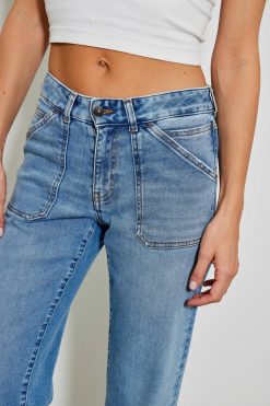 Five Jeans Jean Large 702 Lourdes Bleu Clair Best