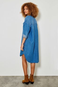 Five Jeans Robe Rym Bleu Hot