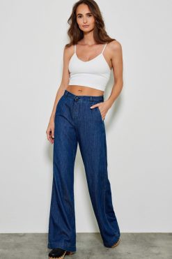 Five Jeans 131 Jean Leika Large Bleu Moyen Hot