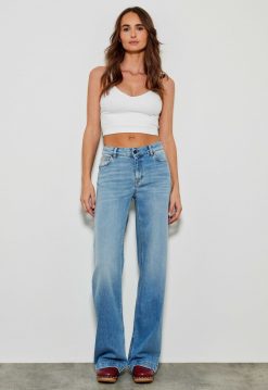 Five Jeans 702 Leslie Jean Large Bleu Clair Hot