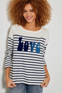 Five Jeans T-Shirt Amour Marin New