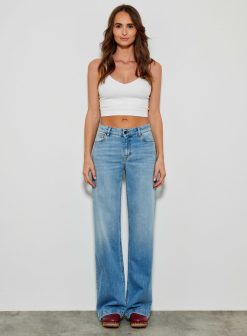 Five Jeans 702 Leslie Jean Large Bleu Clair Hot