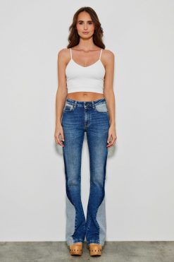 Five Jeans 331 Monica - Jean Evase Bleu Moyen Online