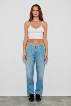 Five Jeans Jean Droit 271 Lavina Bleu Clair Clearance