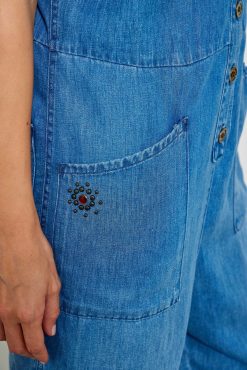 Five Jeans Combinaison Eliane Bleu Clearance