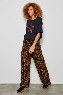 Five Jeans 739 Pantalon Fluide Nessy Leopard Best