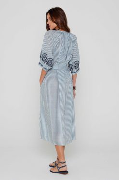 Five Jeans Robe Remus Bleu Wholesale