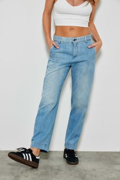 Five Jeans Jean Droit 271 Lavina Bleu Clair Clearance