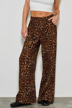 Five Jeans 739 Pantalon Fluide Nessy Leopard Best